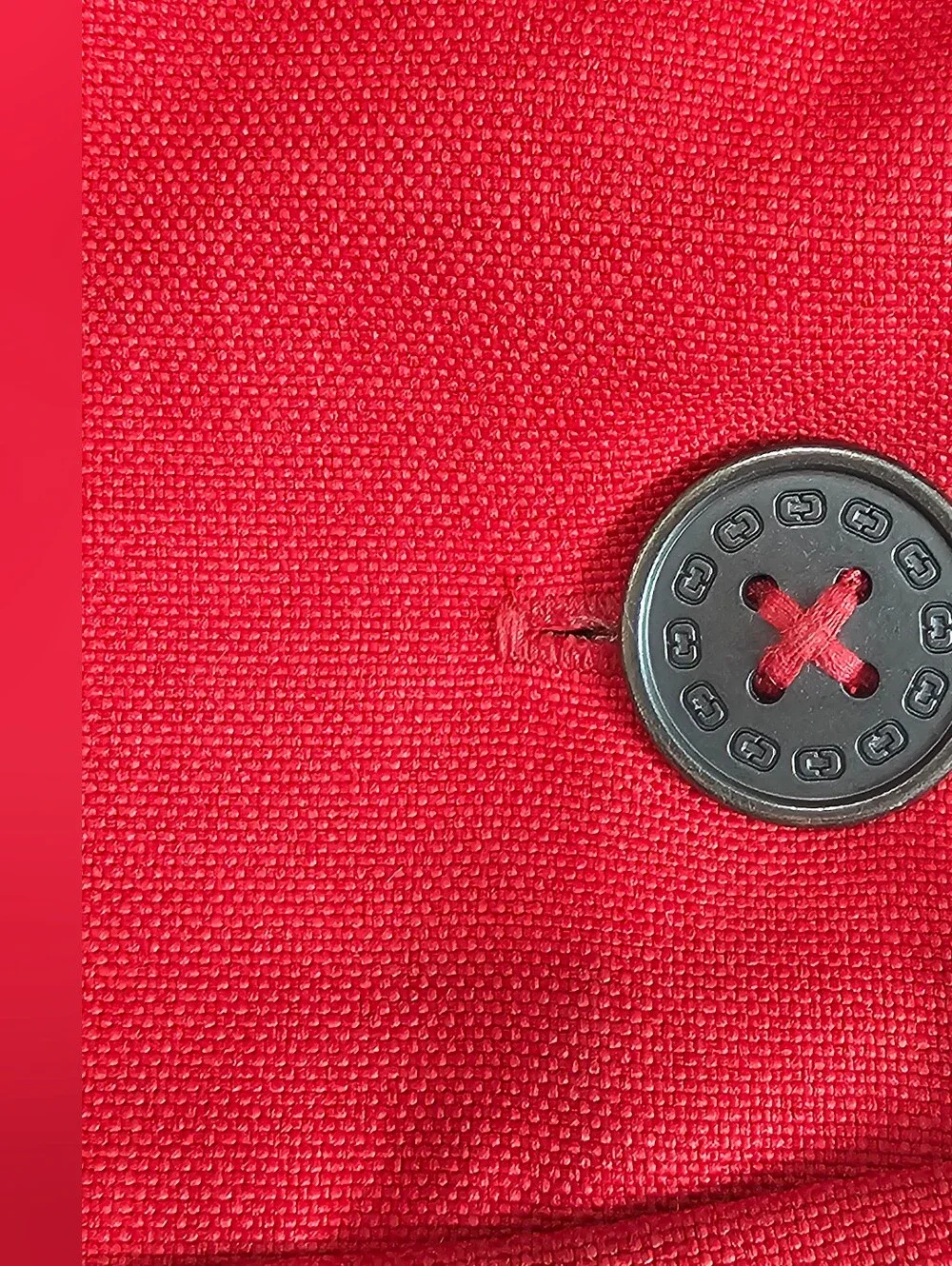 OGIO Red Backpack with Button Accent